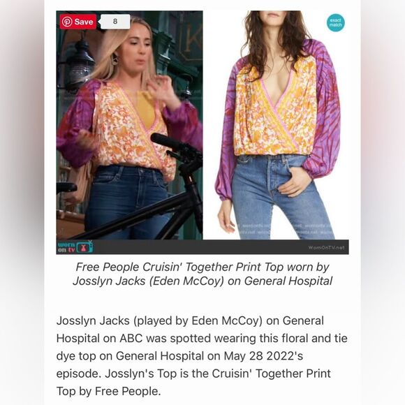 Free People Cruisin Together multi Print yellow and purple blouse size XS - Picture 1 of 12